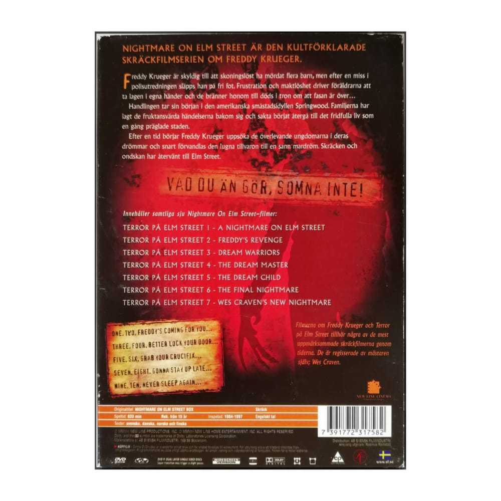 Nightmare On Elm Street | Terror På Elm Street 1-7