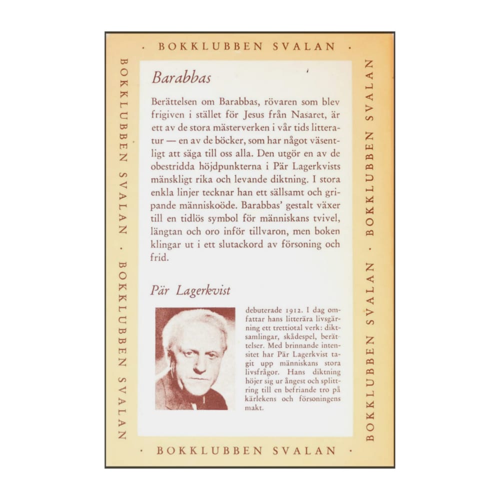 Pär Lagerkvist: Barabbas