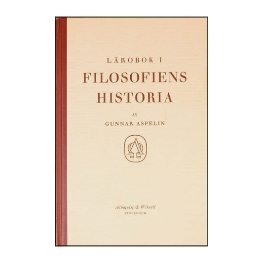 Gunnar Aspelin: Filosofiens Historia