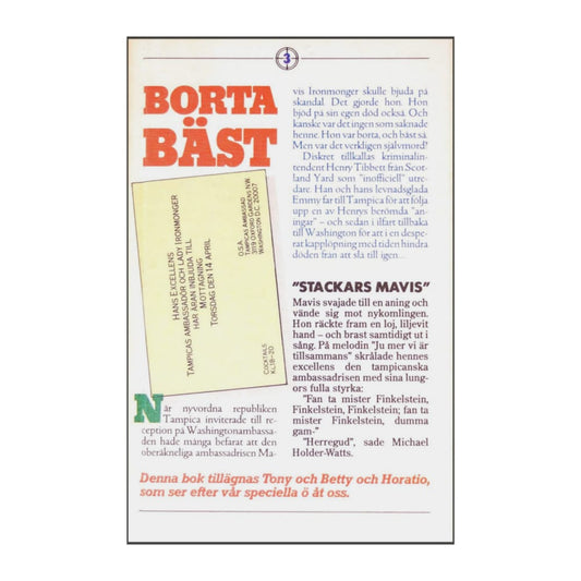 Patricia Moyes: Borta Bäst