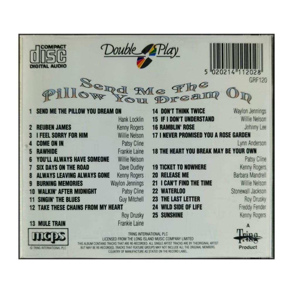 Send Me The Pillow You Dream On: 25 Country Love Songs