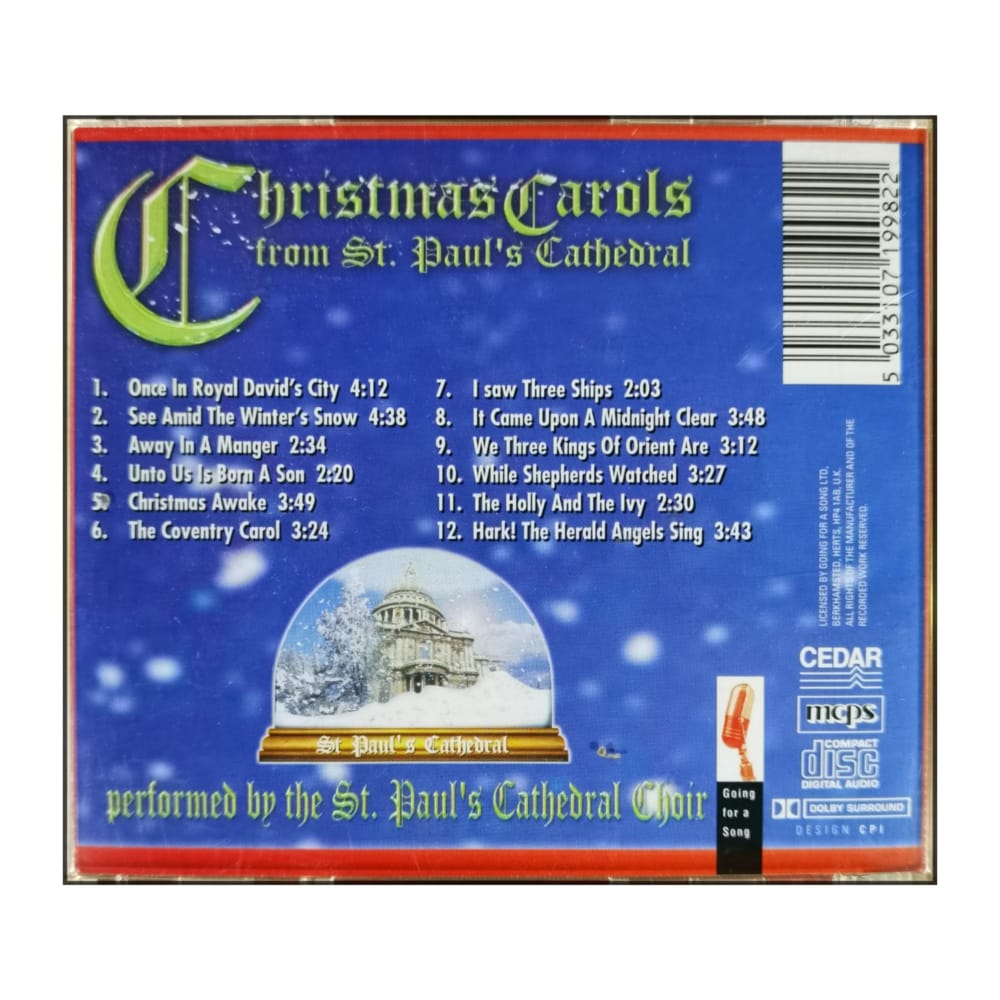 St. Paul'S Cathedral Choir: Christmas Carols