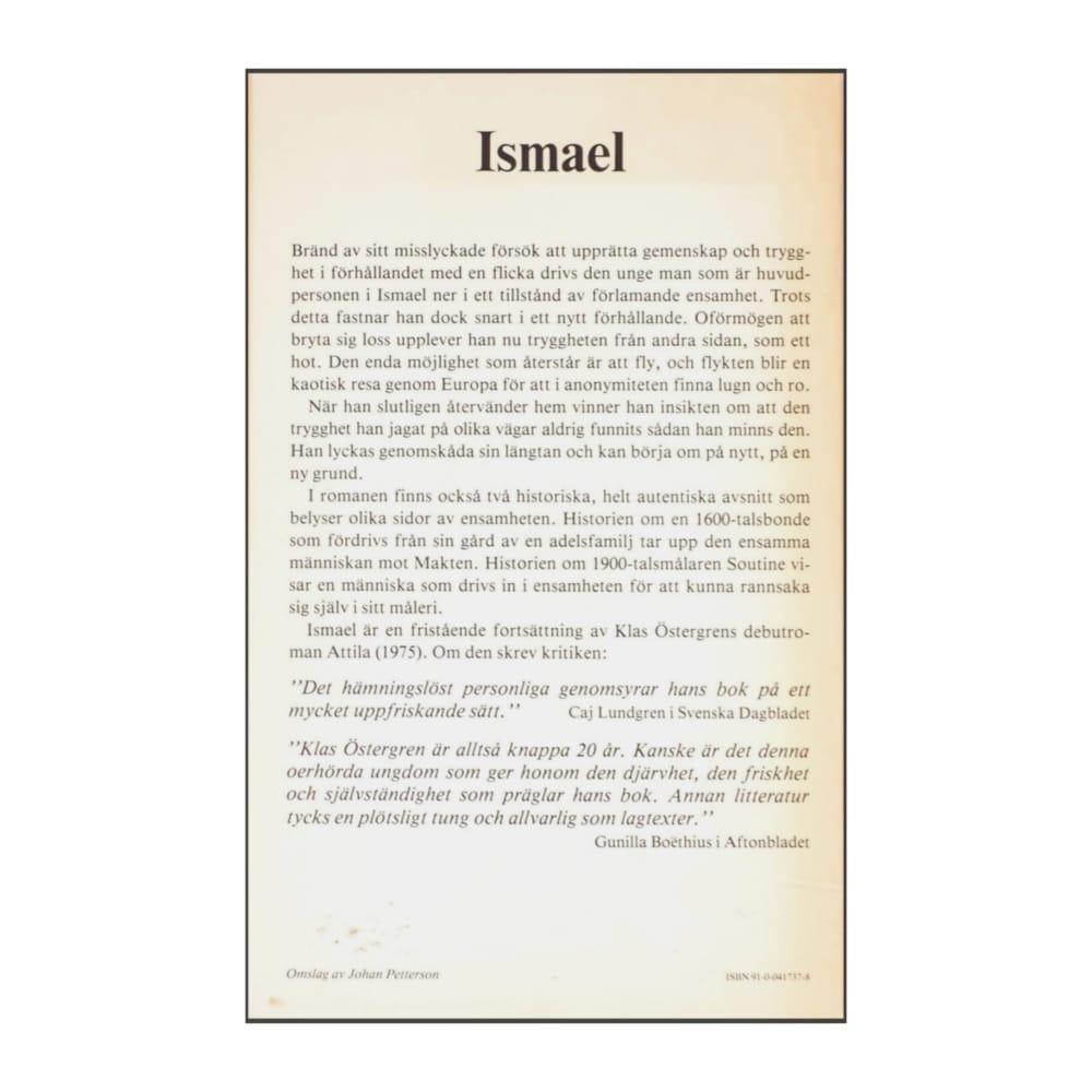 Klas Östergren: Ismael