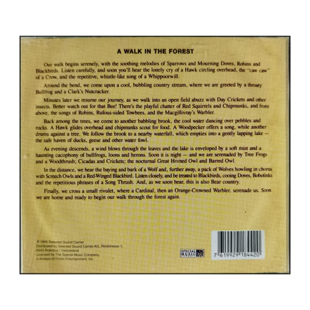 Gentle Persuasion: A Walk In The Forest: The Sounds Of Nature