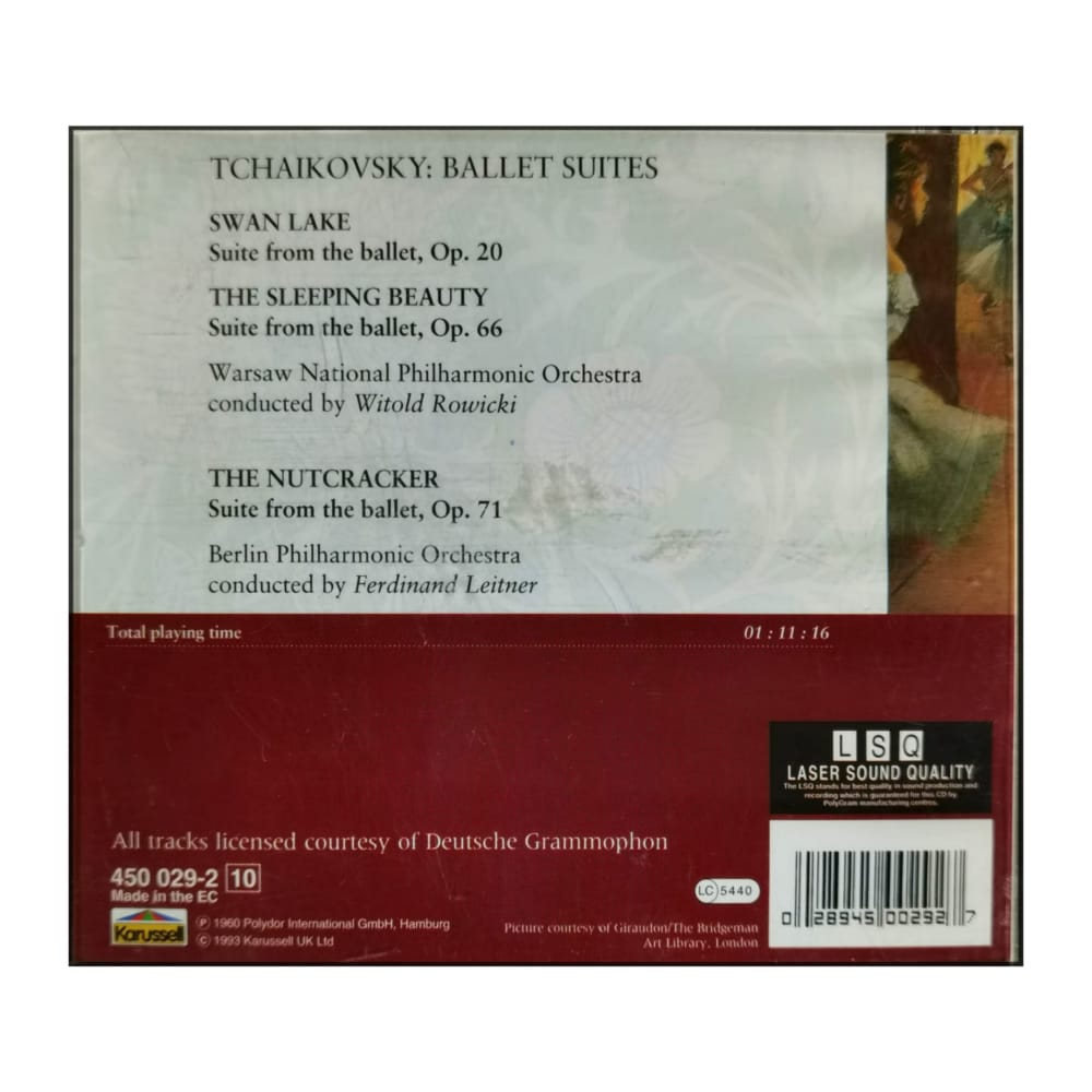 Tchaikovsky Ballet Suites: Swan Lake + The Sleeping Beauty + The Nutcracker