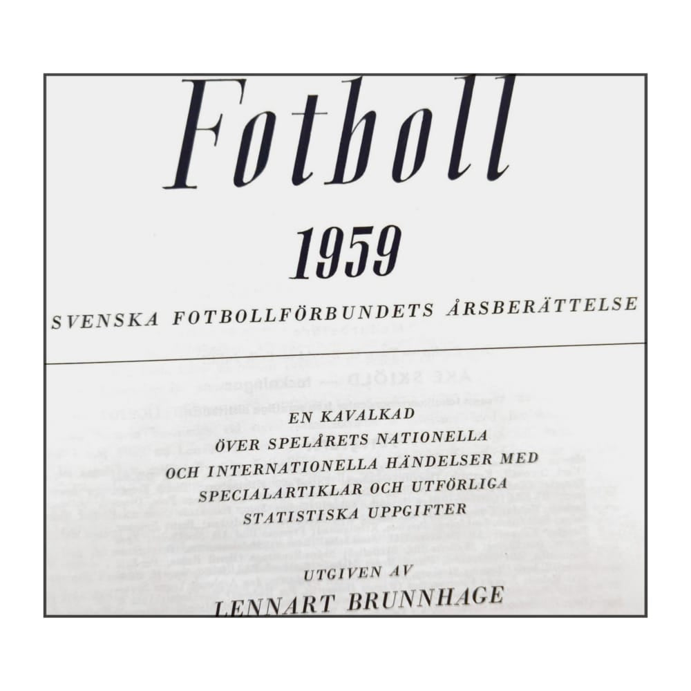 Fotboll 1959