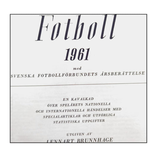 Fotboll 1961