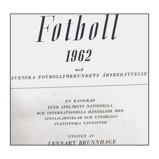 Fotboll 1962