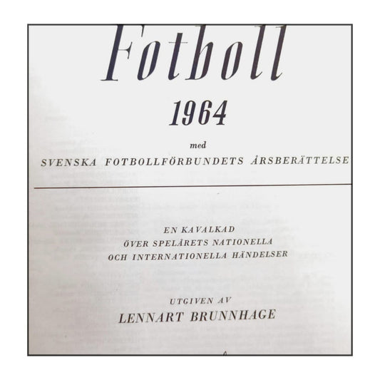 Fotboll 1964