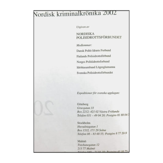 Nordisk Kriminalkrönika 2002