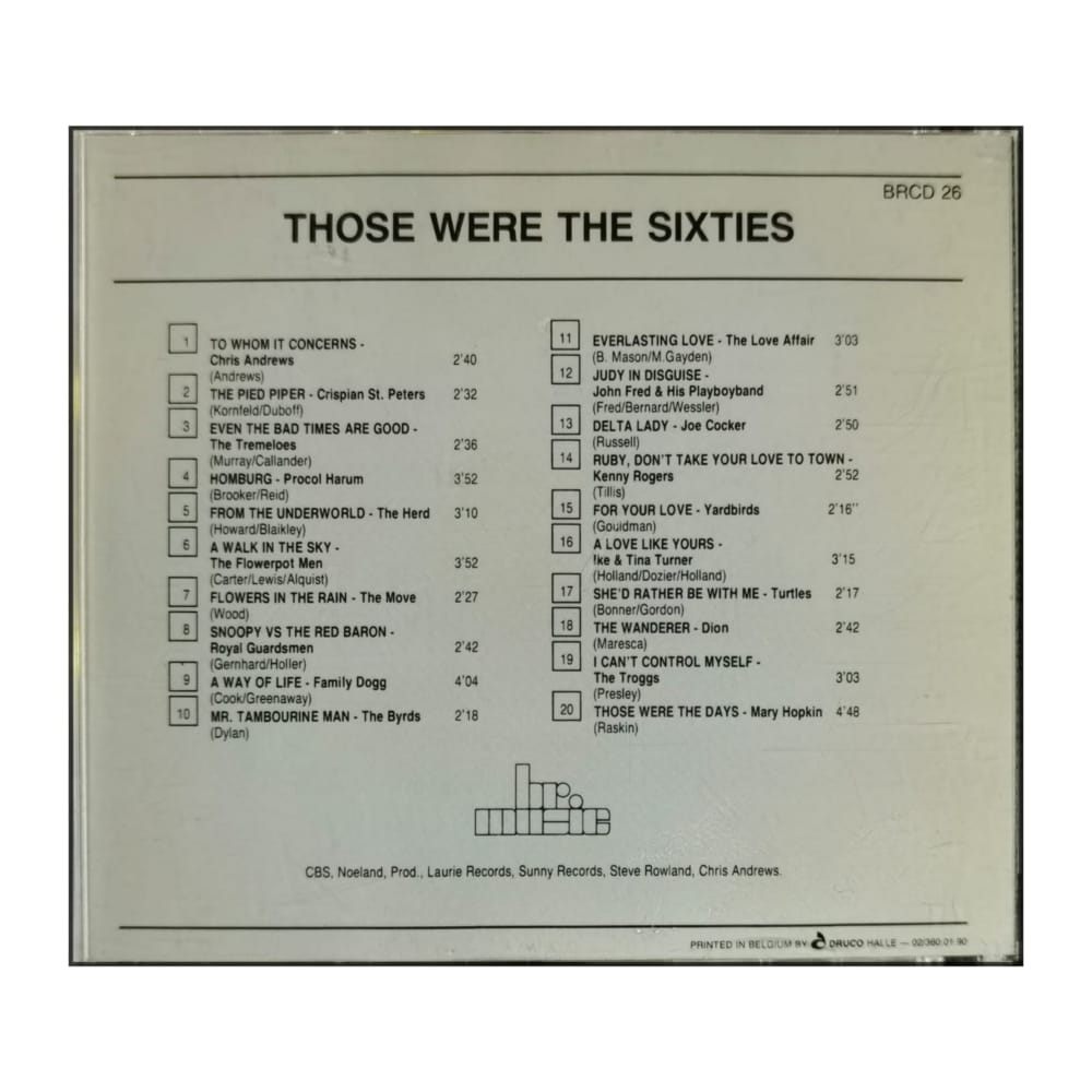 Those Were The Sixties