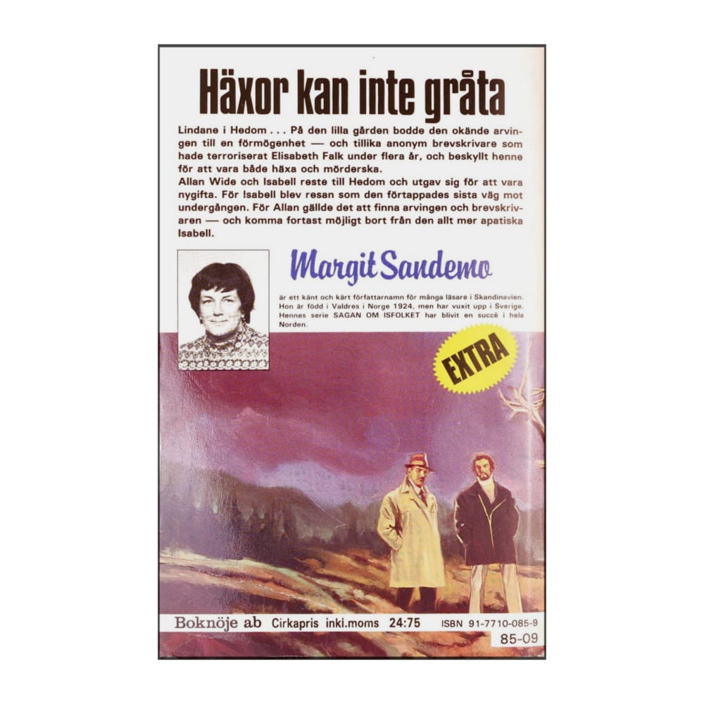 Margit Sandemo: Häxor Kan Inte Gråta