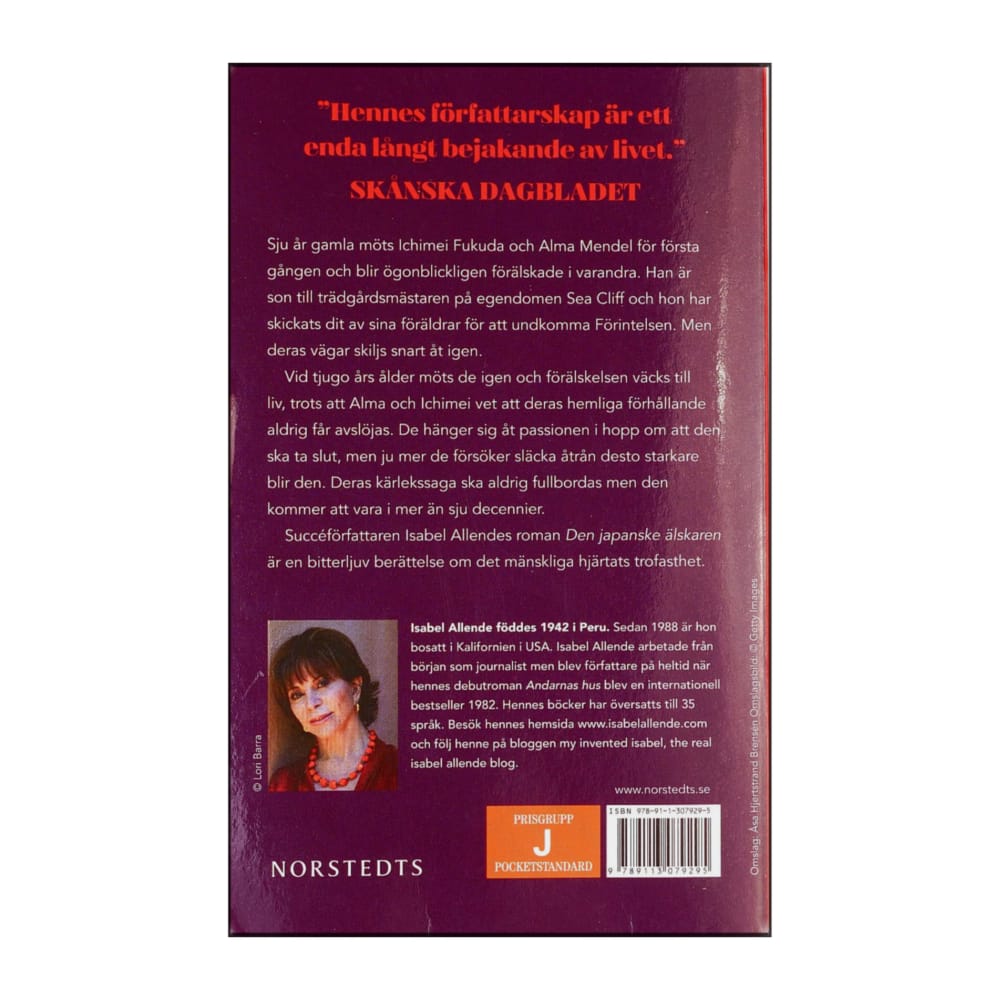 Isabel Allende: Den Japanske Älskaren