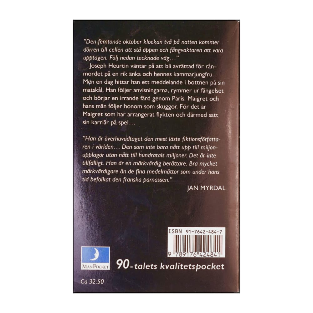 Georges Simenon: Maigret Och Den Dödsdömde