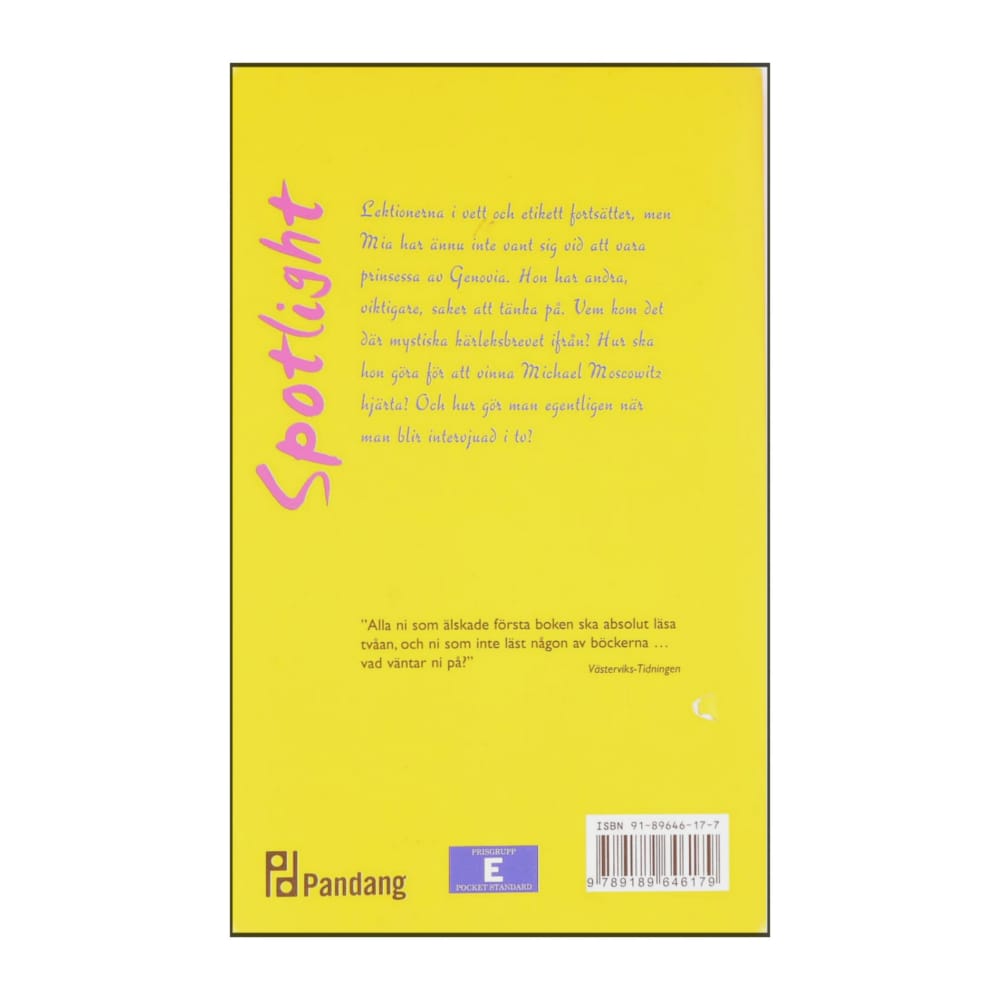 Meg Cabot: En Prinsessas Dagbok 2 Spotlight