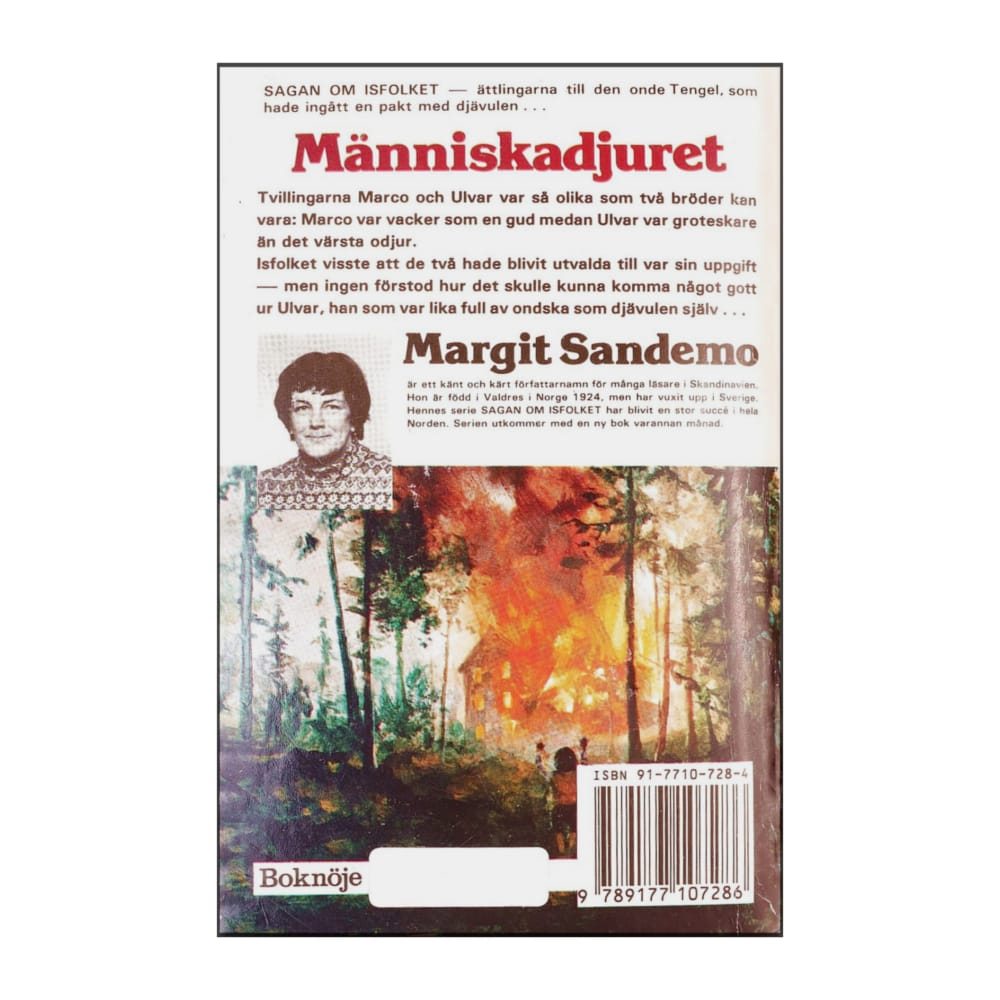 Margit Sandemo: Människadjuret