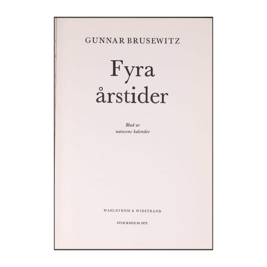 Gunnar Brusewitz: Fyra Årstider