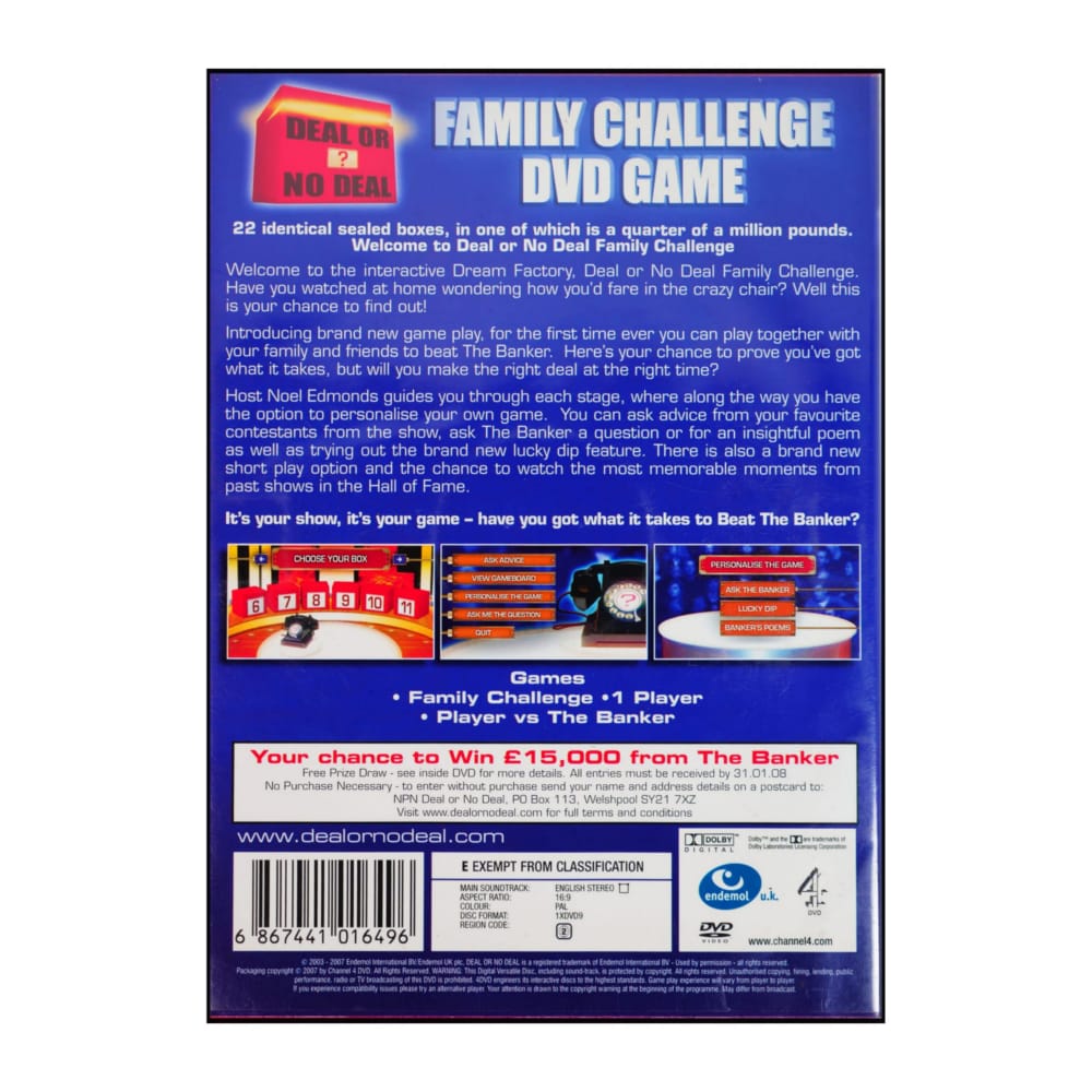 Deal Or No Deal Family Challenge