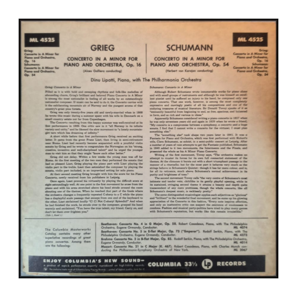 Grieg & Schumann: Piano Concertos