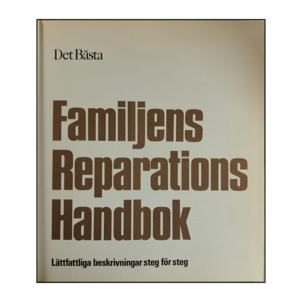Det Bästa Familjens Reparations Handbok