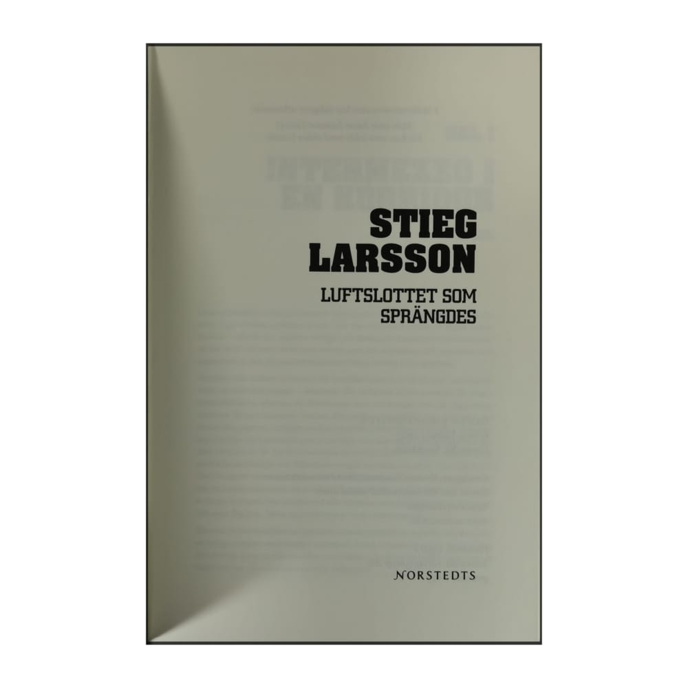 Stieg Larsson: Millennium 3: Luftslottet Som Sprängdes