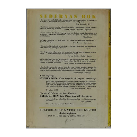 Knut Hagberg: Sedernas Bok
