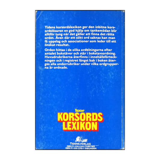 Tidens Korsords Lexikon