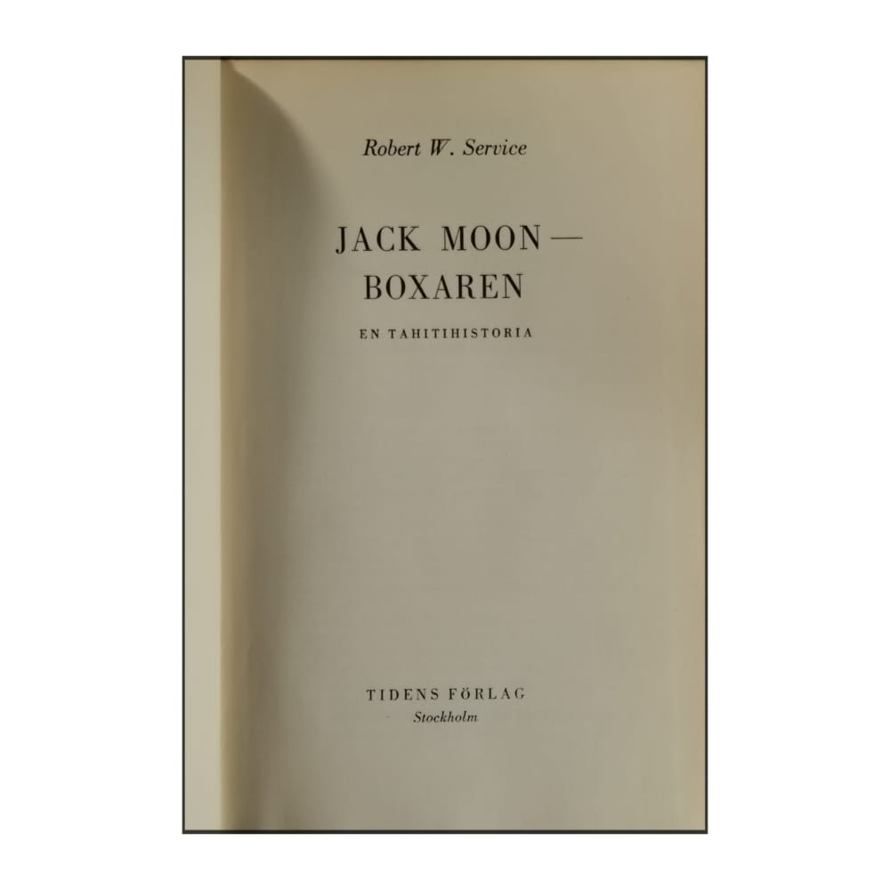 Robert W. Service: Jack Moon Boxaren
