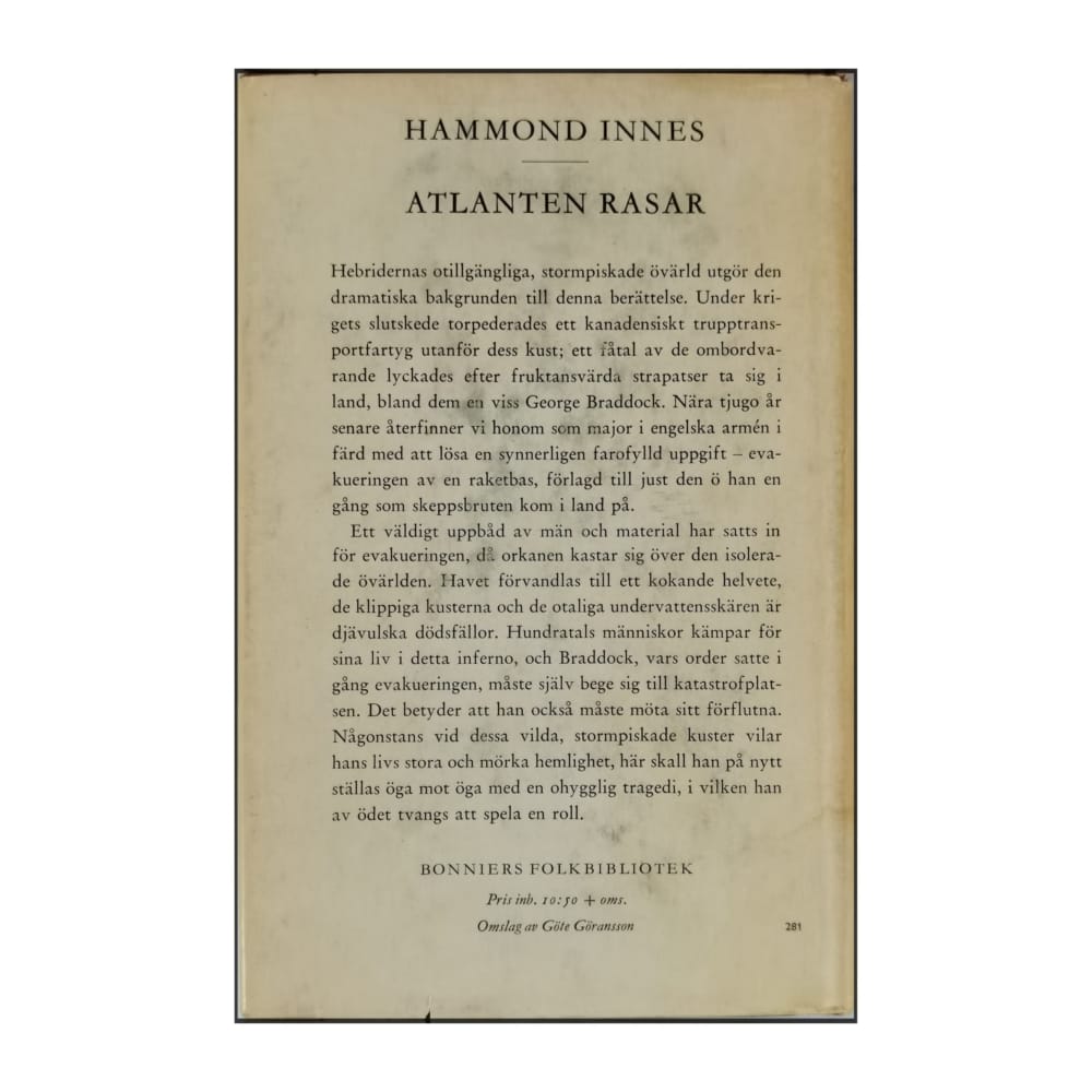 Hammond Innes: Atlanten Rasar