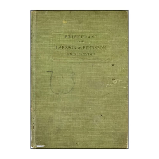 Larsson & Pehrsson: Illustrerad Priskatalog