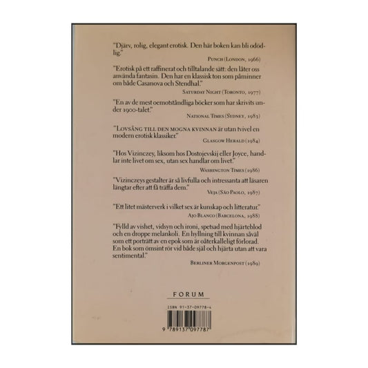 Stephen Vizinczey: Lovsång Till Den Mogna Kvinnan