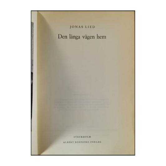 Jonas Lied: Den Långa Vägen Hem