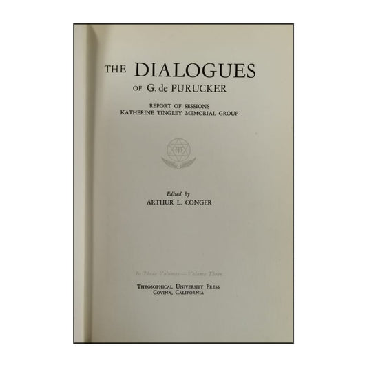 G. De Purucker: The Dialogues 3