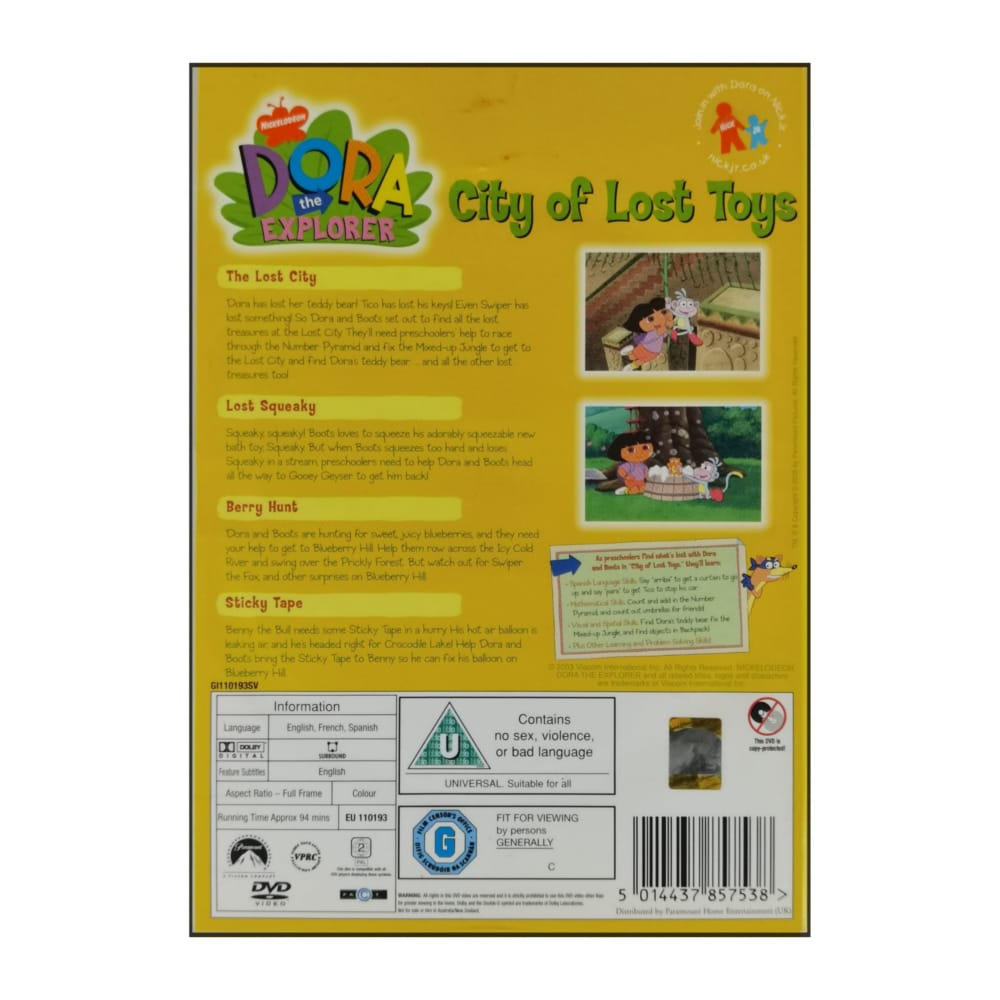 Dora The Explorer: City Of Lost Toys