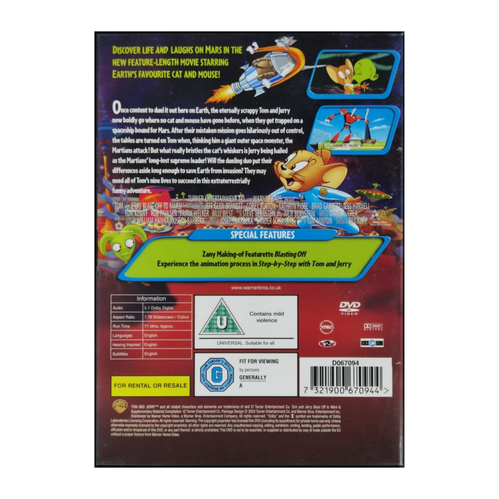Tom & Jerry: Blast Off To Mars