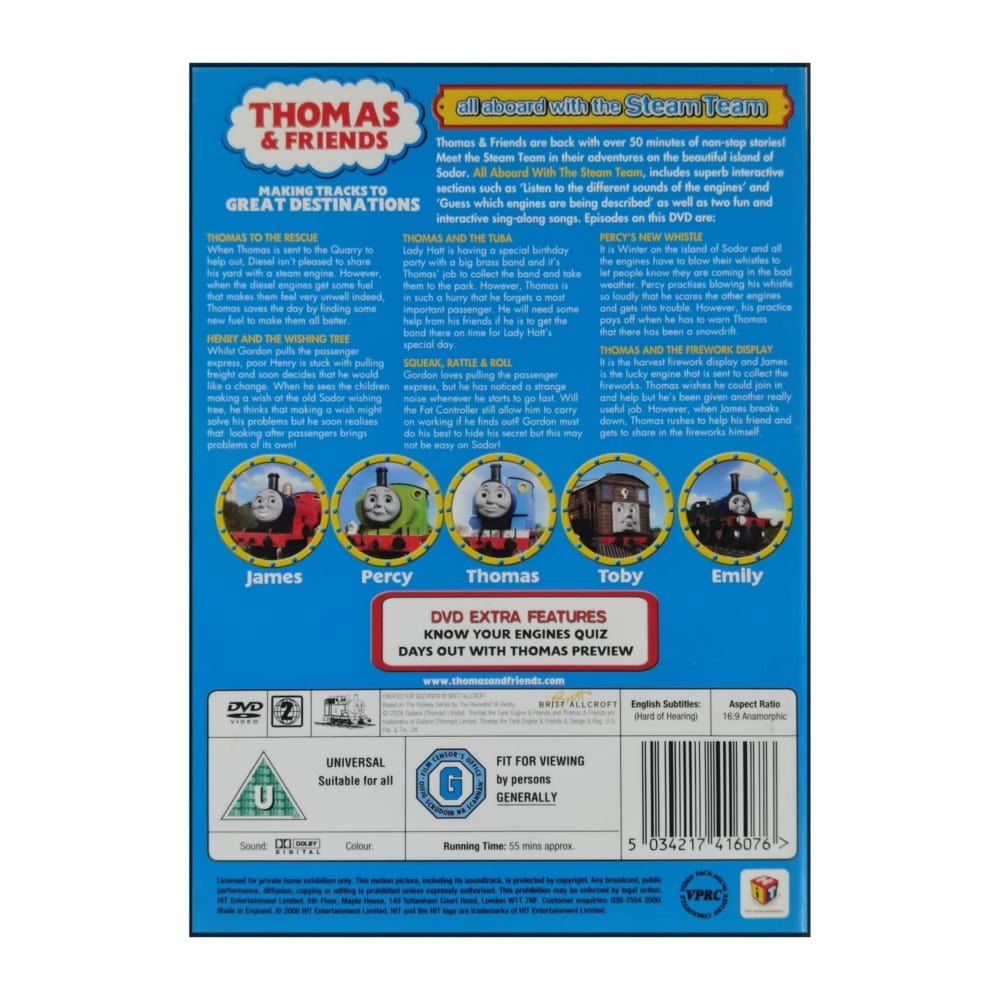 Thomas & Friends: All Aboard With The Steam Team