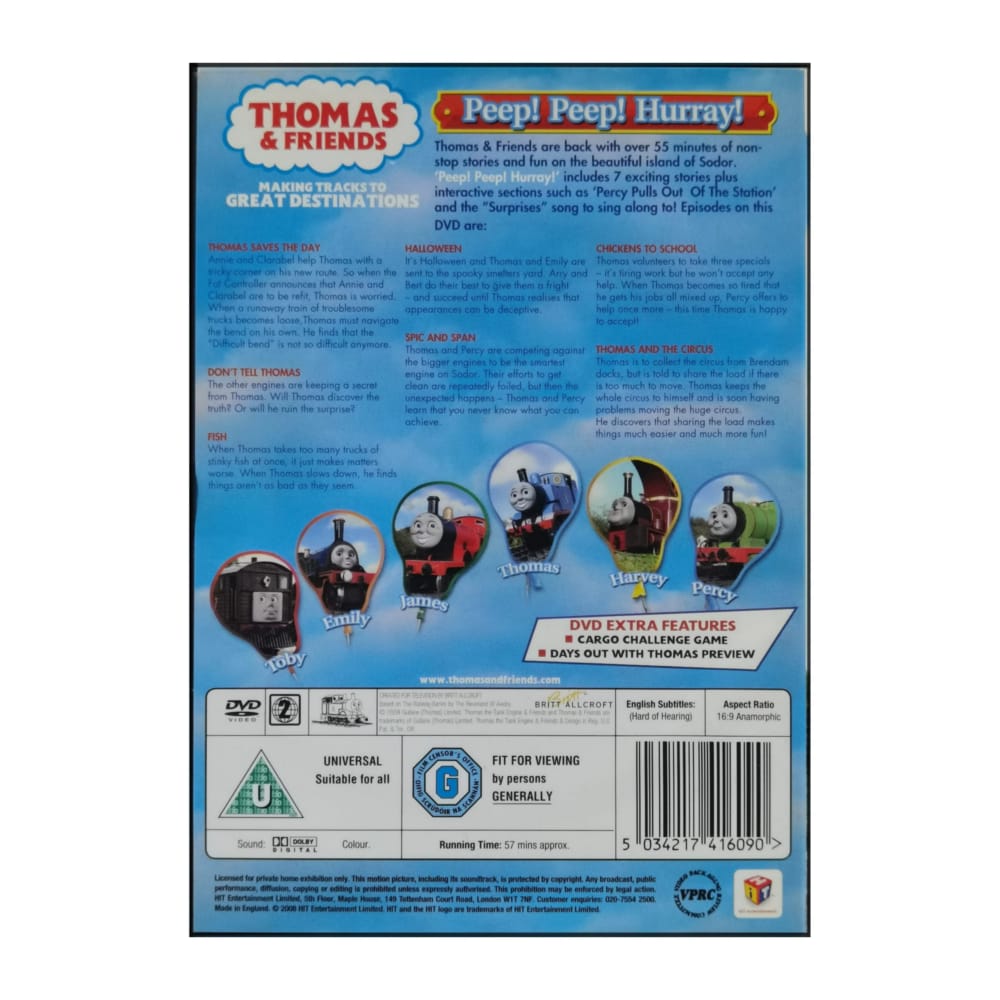 Thomas & Friends: Peep! Peep! Hurray! Three Cheers For Thomas