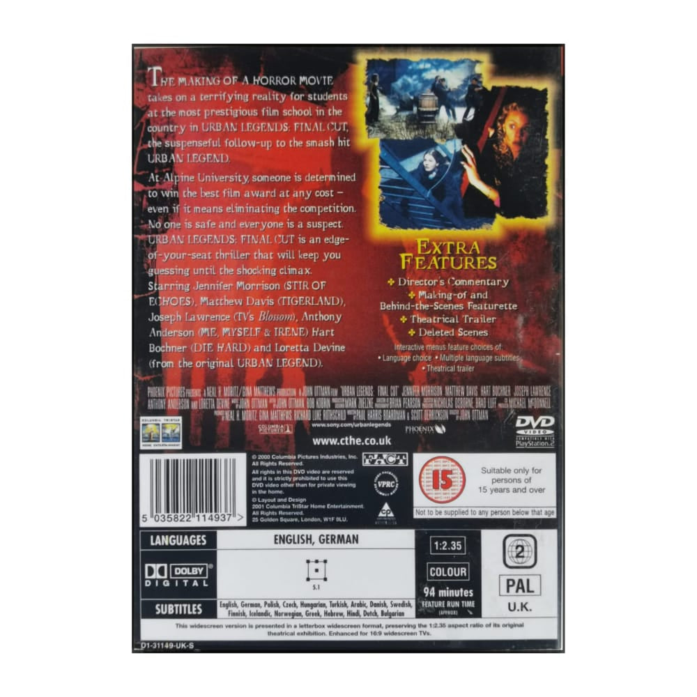 Urban Legends 2: Final Cut