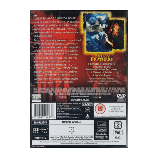 Urban Legends 2: Final Cut