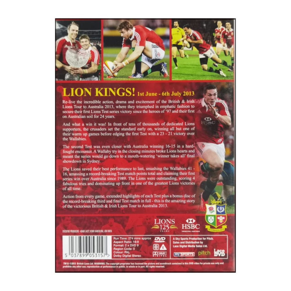 The British & Irish Lions Tour To Australia 2013