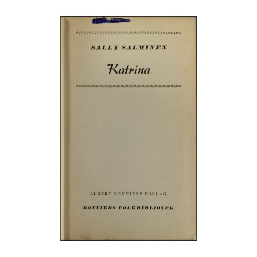 Sally Salminen: Katrina
