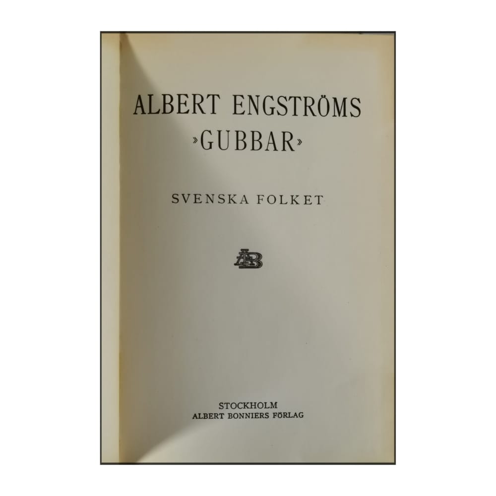 Albert Engström: Gubbar: Svenska Folket