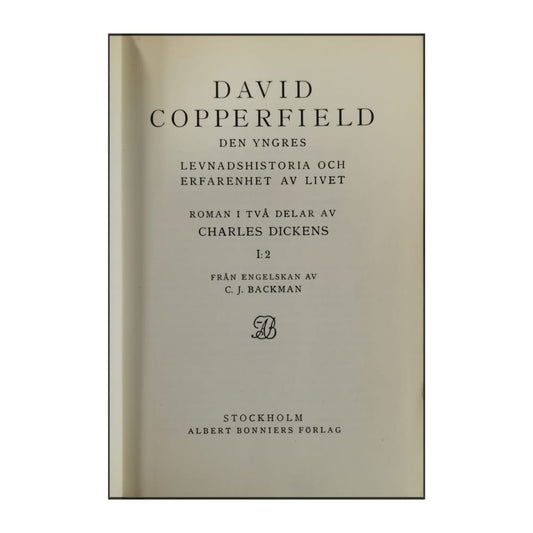 Charles Dickens: David Copperfield 1 V2