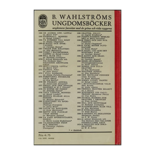 Marie Louise Rudolfsson: Ta Fast Spökryttaren Maria