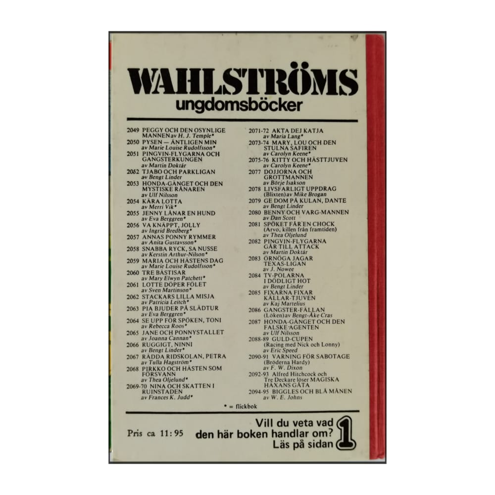 Carolyn Keene: Kitty Och Hästtjuven