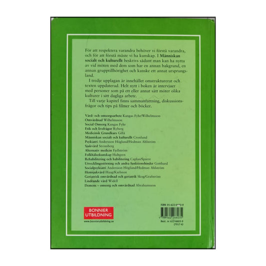Katri Cronlund: Människan Socialt Och Kulturellt