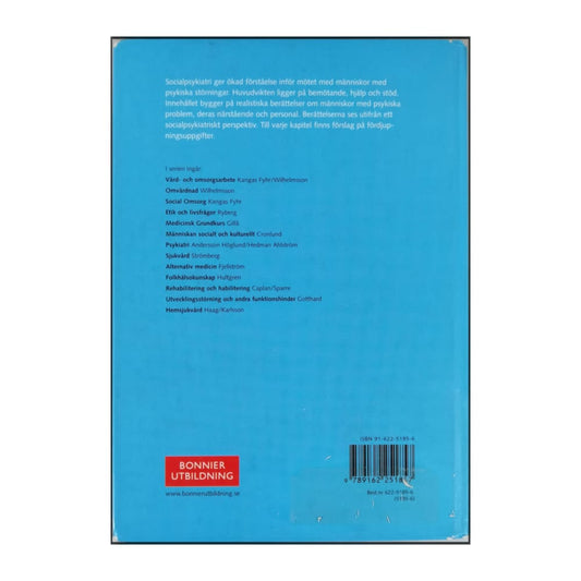 Inger Andersson Höglund & B. Hedman Ahlström: Socialpsykiatri