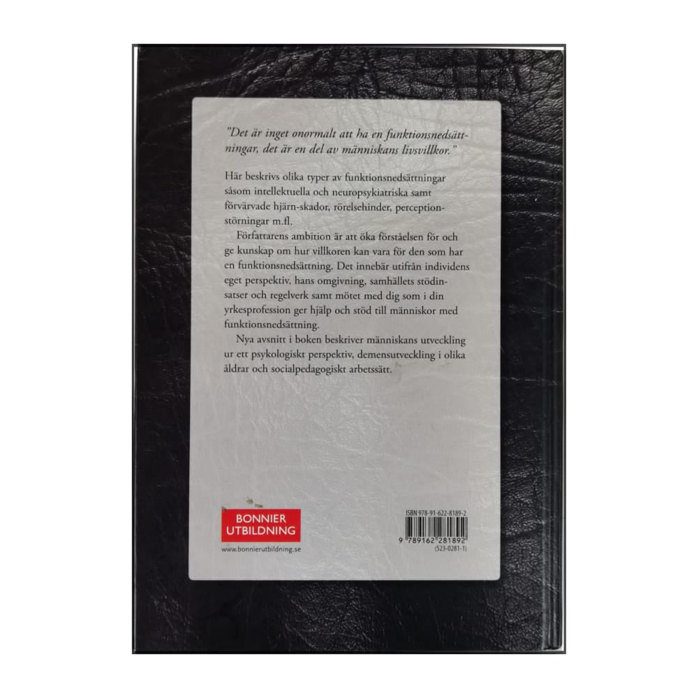 Lars-Erik Gotthard: Utvecklingsstörning Och Andra Funktionshinder