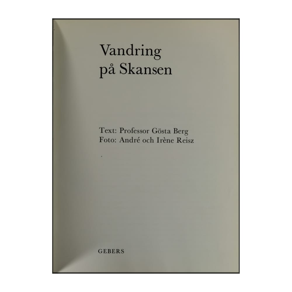 Gösta Berg: Vandring På Skansen