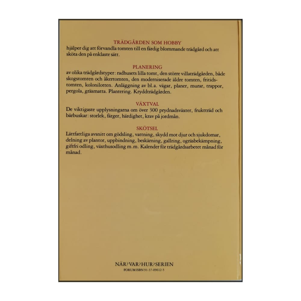 Trädgården Som Hobby